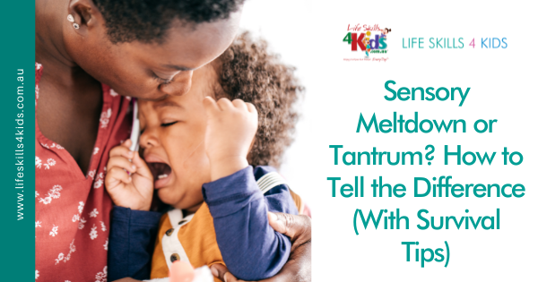 kids sensory meltdown parent tips